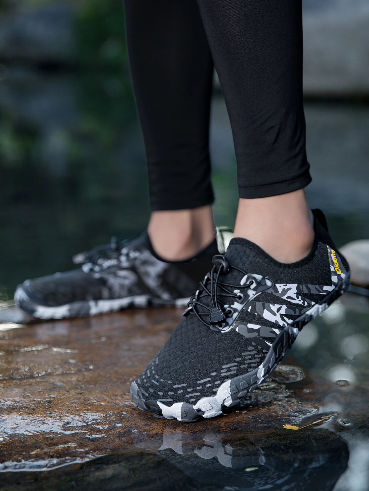 Oiaano New Camo Men Women Quick-Drying Beach Aqua Shoes Barefoot Water Booties Man Aquatic Sneaker Sports Athletic Walking