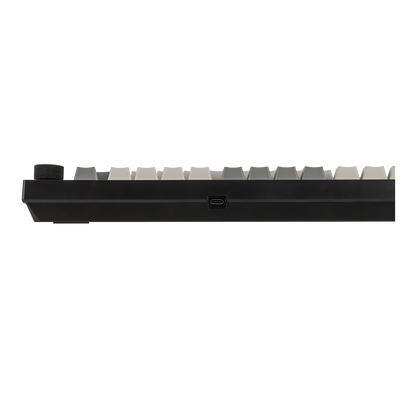 Teclado mecânico ISO-ES EPOMAKER X AJAZZ AK820 PRO 75% com layout espanhol, com fios/2.4GHz/BT, ecrã e botão rotativo para PC/Mac