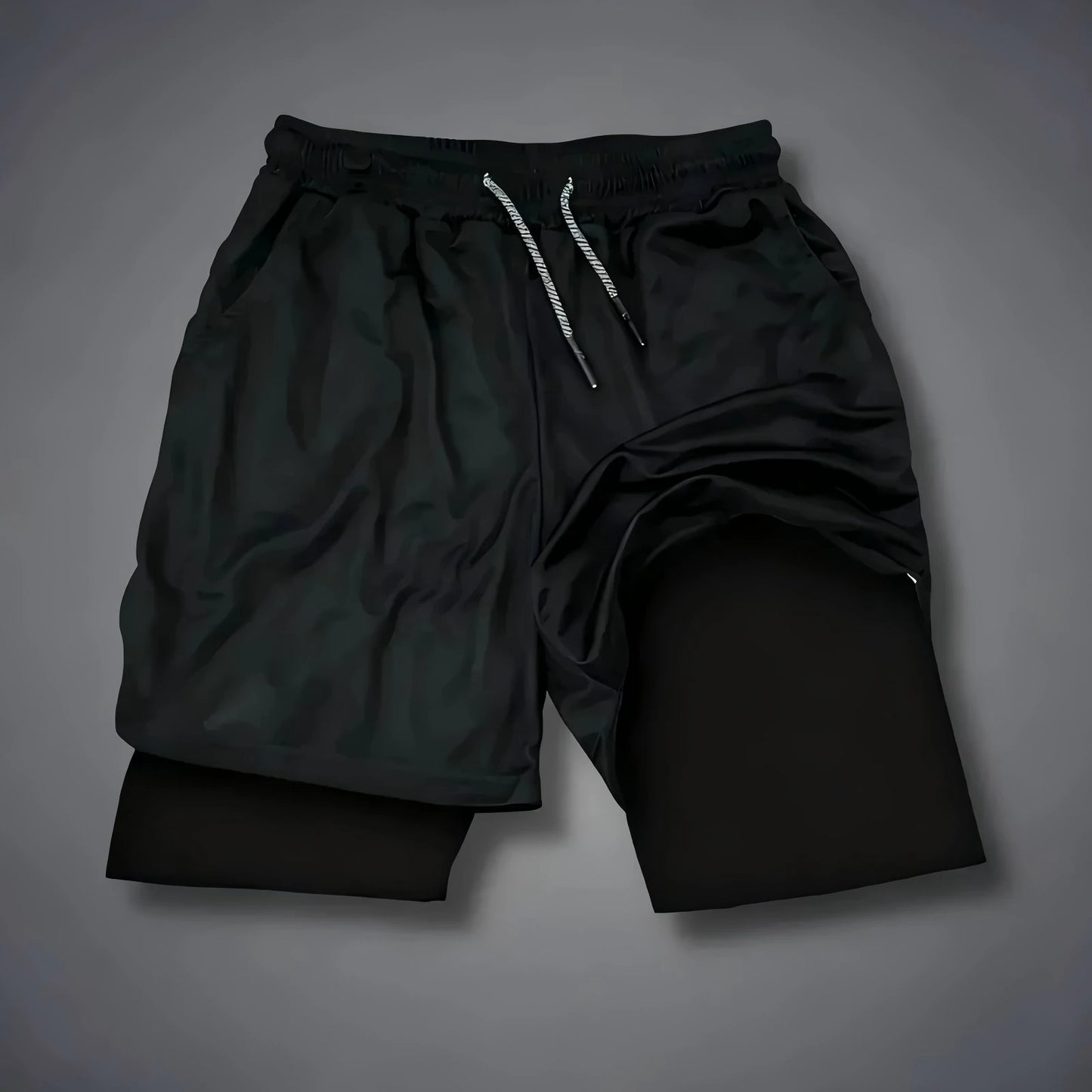 Dragon Ball Summer Son Goku Men's Bot Fitness 2026 Double-Layer Replica Two-Piece Loose-Fit Training Running Shorts Casual Pants