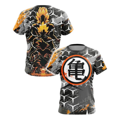 2026 Dragon Ball Z Men's T Shirt Vegeta Streetwear Trend Y2K Harajuku Summer Vegeta T-shirt Anime Saiyan Short Sleeved Goku Tops