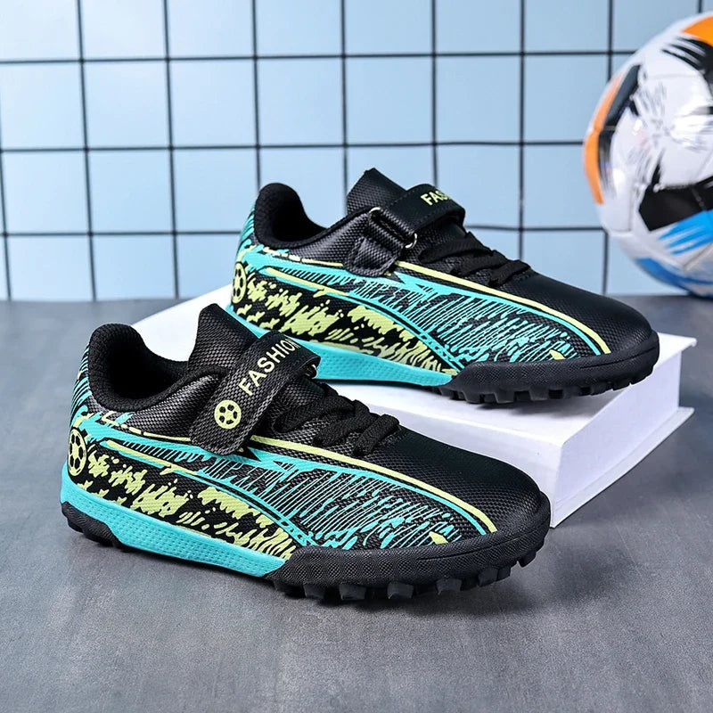 Chaussures de football pour hommes, légères, antidérapantes, crampons de football TF, chaussures de sport pour garçons, chaussures de terrain synthétique, chaussures de futsal pour l'extérieur, chaussures de sport.