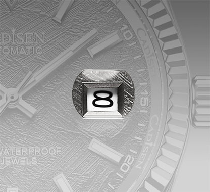 CADISEN DD40 Herrenuhr – luxuriöse Automatikuhr für Herren, AR-Saphirglas, mechanische Armbanduhr für Herren, 10Bar, MIYOTA 8285 Uhrwerk, neu 2023