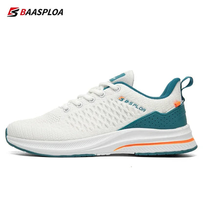 Baasploa Scarpe da running uomo nuove in mesh traspirante, sneakers sportive taglie forti 41-48, scarpe casual classiche da uomo antiscivolo per outdoor, comfort elevate