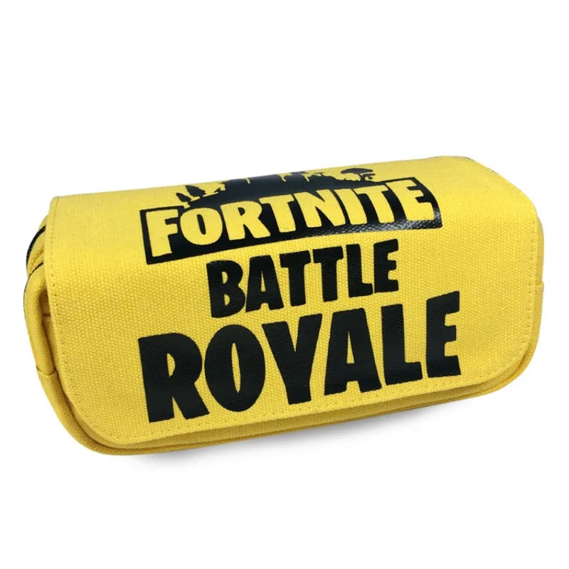 Fortnite Federmäppchen für Kinder – multifunktionale Schreibwarenbox, große Kapazität, doppellagige Schreibwarentasche