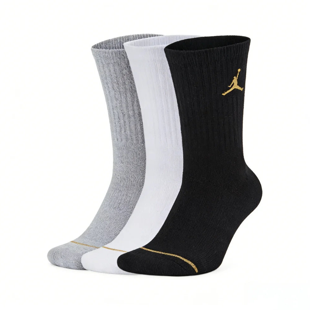 Nike EVERYDAY CREW: Stilvolle, bequeme, rutschfeste und strapazierfähige Unisex-Basketball-Socken (3er-Pack) DA2123-100