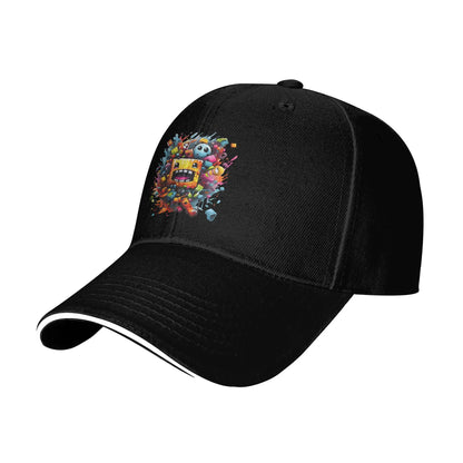 Geometry Cube Gaming Dash Baseball Cap Hip Hop  Sandwich Hats Unisex Adjustable Dad Hat Sport