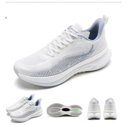 Onemix New Original Men’s Running Sports Shoes Shock Absorption Soft Lightweight Breathable Mesh Non-Slip Cushioning Sneakers