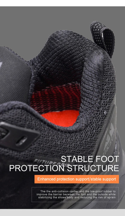 HIKEUP Latest Men's Hiking Shoes, Wear-Resistant Non-Slip Outdoor Sneakers, Rock Climbing Trekking Hunting Men Sports Suede Leather