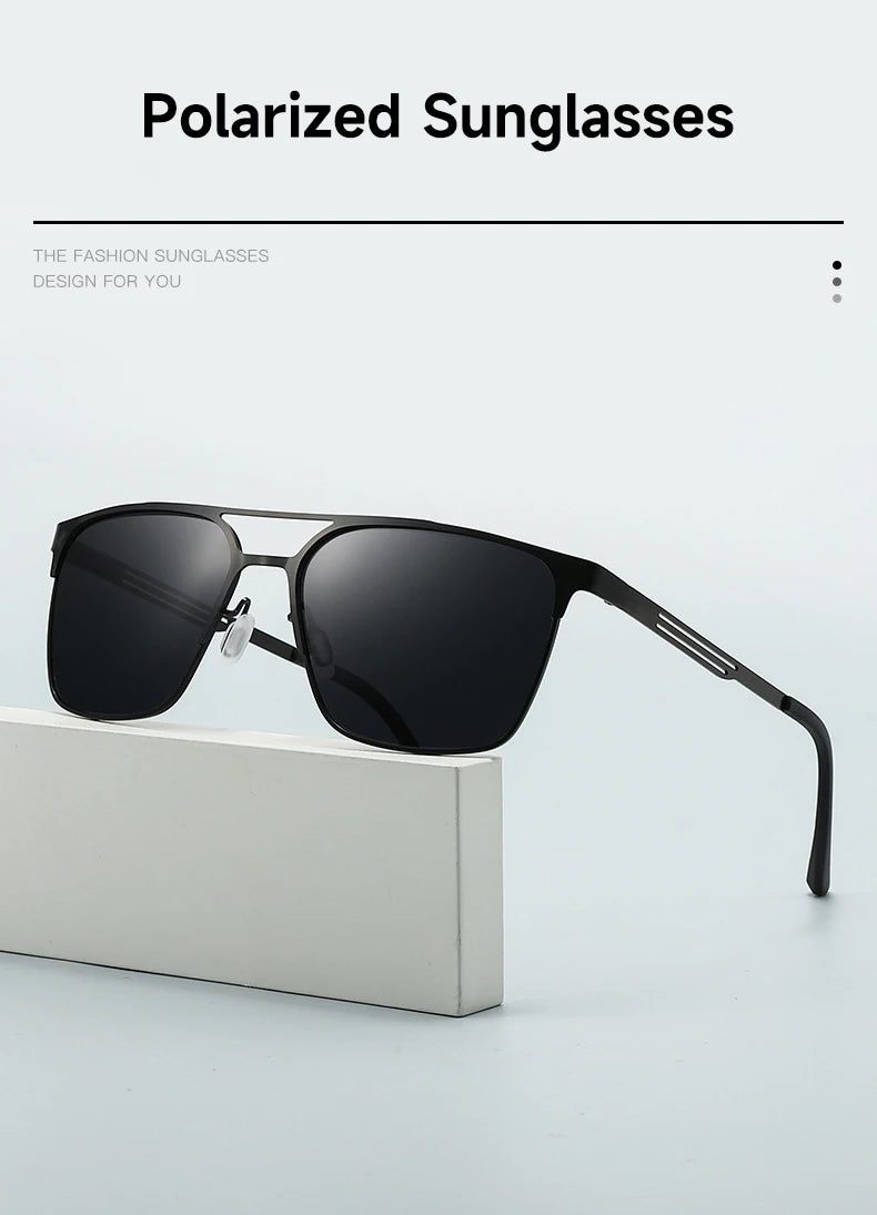 New Photochromic Polarized Sunglasses Man High Quality UV400 Sun Glasses Outdoor Driving Fishing Pilot Eyewear