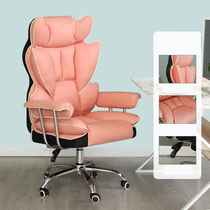 Nouveau fauteuil de gaming confortable et ergonomique pour ordinateur, pivotant, avec fonction de levage, idéal pour le bureau et les gamers
