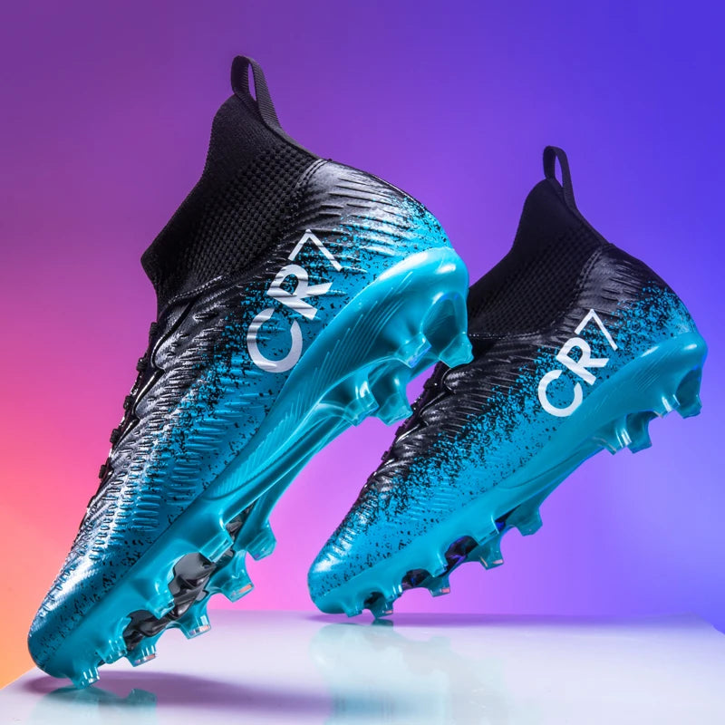 Scarpe da calcio da adulto autunnali di tendenza, ammortizzanti, morbide e stabili, scarpe sportive leggere con ritorno elastico e tacchetti avvolgenti