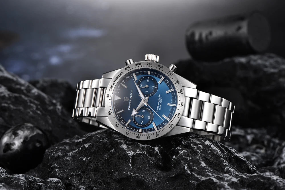 2026 New PAGANI DESIGN Retro Mens Watches Moon Quartz Watch For Men Speed Sports Chronograph AR Sapphire VK64 Clock Reloj Hombre