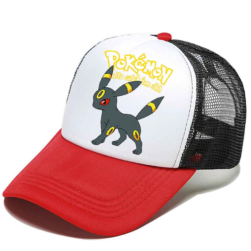 Pokemons Baseball Cap Pikachu Charizard Gengar cartoon Peaked Hat Kid Adult Summer Outdoor Sport Hat Boy Casual Fashion Cap Gift