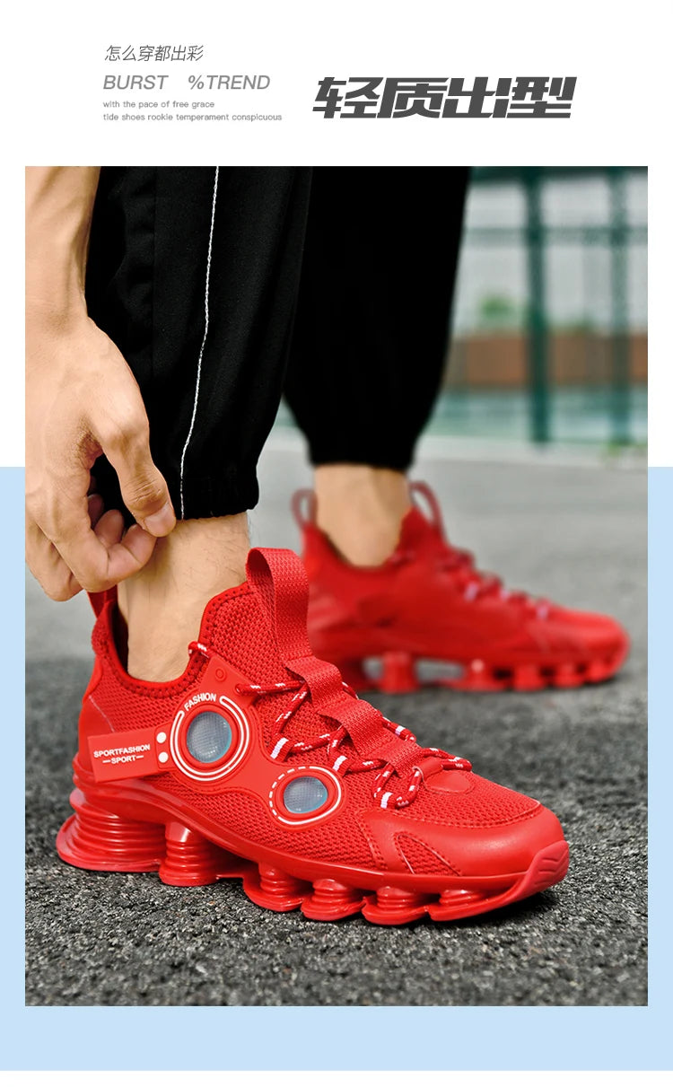 Men's Basketball Shoes Breathable Cushioning Non-Slip Wearable Running Shoes Gym Training Athletic Basketball Sneakers for Men