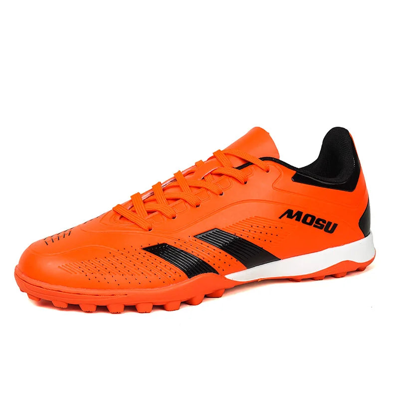 Neue Fußballschuhe für Herren und Damen, Hallen- und Outdoor-Sportschuhe mit langen Stollen und Multinocken für das Fußballtraining auf Matten