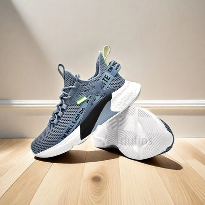 Men's new shoes sneakers light casual fashion running elastic leisure outdoor mesh summer sports tennis man walking 2025 size