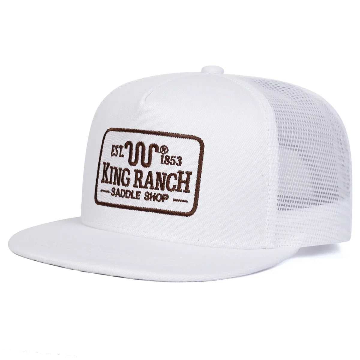 Unisex KING RANCH Embroidery Hip-hop Net Hats Spring Summer Outdoor Adjustable Casual Baseball Caps Sunscreen Hat Sports Cap