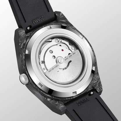Orologio automatico luminoso in fibra di carbonio da 40mm, di lusso, impermeabile 100m, orologio subacqueo automatico da uomo con movimento Japan Miyota 8215