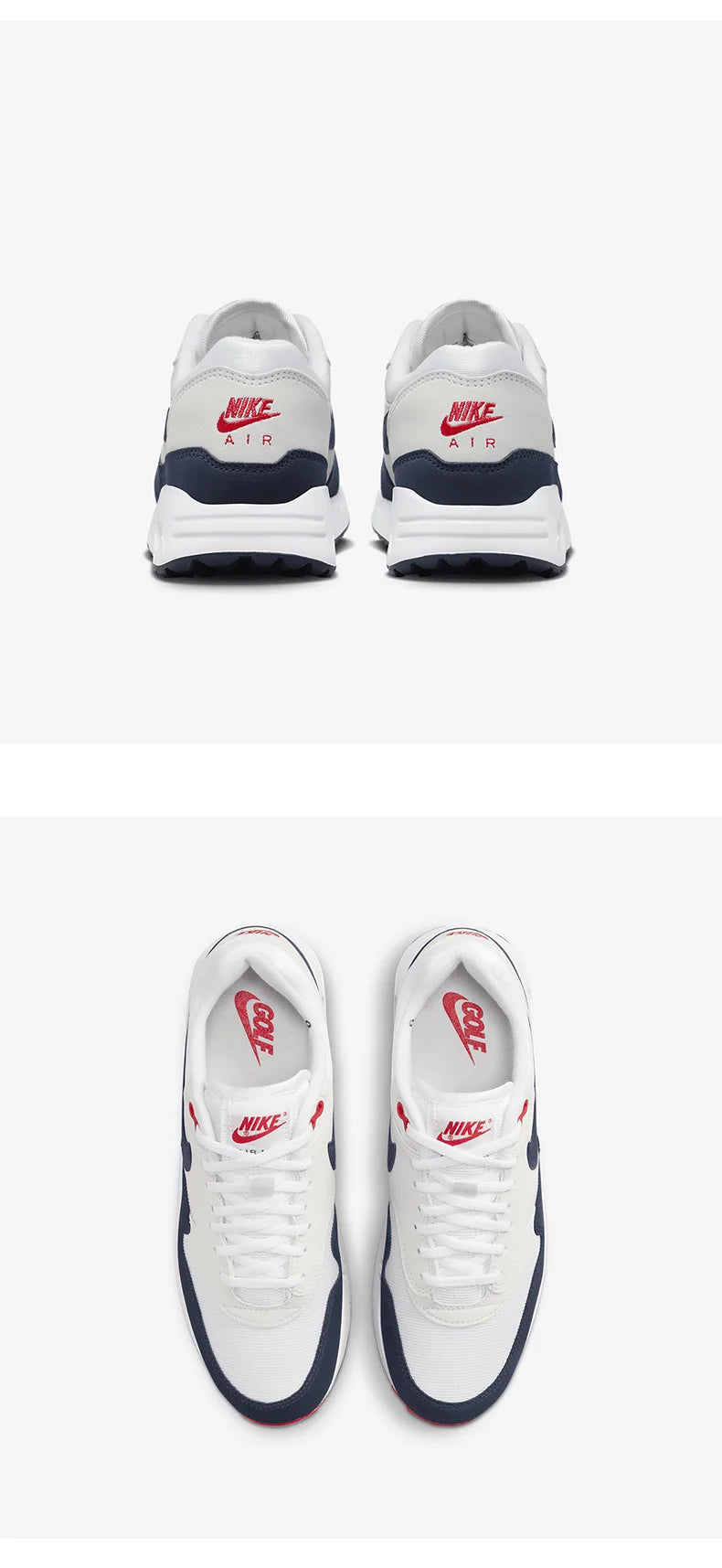 Original Nike Air Max 1'86 OG G Golfschuhe für Herren und Damen DV1403-110