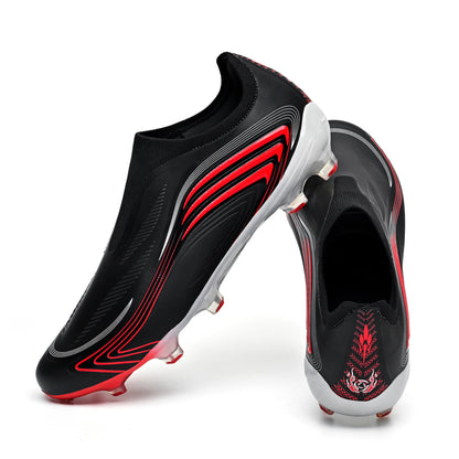Chaussures de football AG FG pour hommes et femmes, crampons longs offrant une excellente adhérence, empeigne ventilée, crampons de football professionnels et durables.