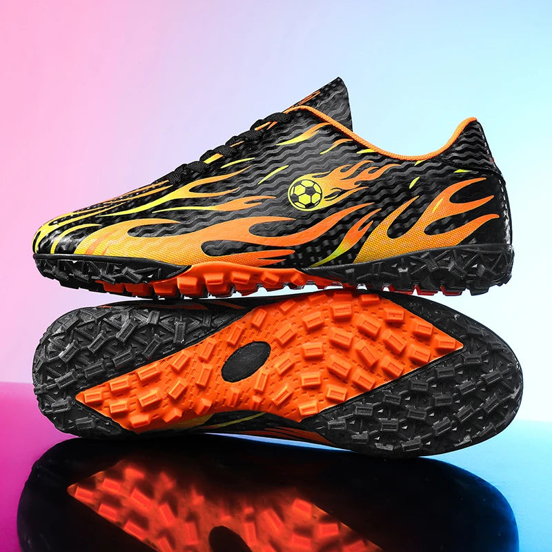 Chaussures de football pour étudiants, chaussures de sport professionnelles pour entraînement sur gazon, antidérapantes, respirantes et confortables pour le football en salle