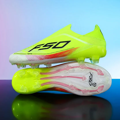 Men Soccer Cleats Professional Football Boots Society Turf Breathable Mesh Youth Soccer Shoes Anti Skid Male Sneakers Chuteira