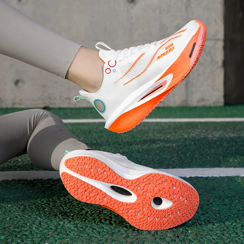 2025 Men's And Women's Carbon Board Running Shoes Professional Marathon, Lightweight Rebound Cushioning Breathable Sports Shoes