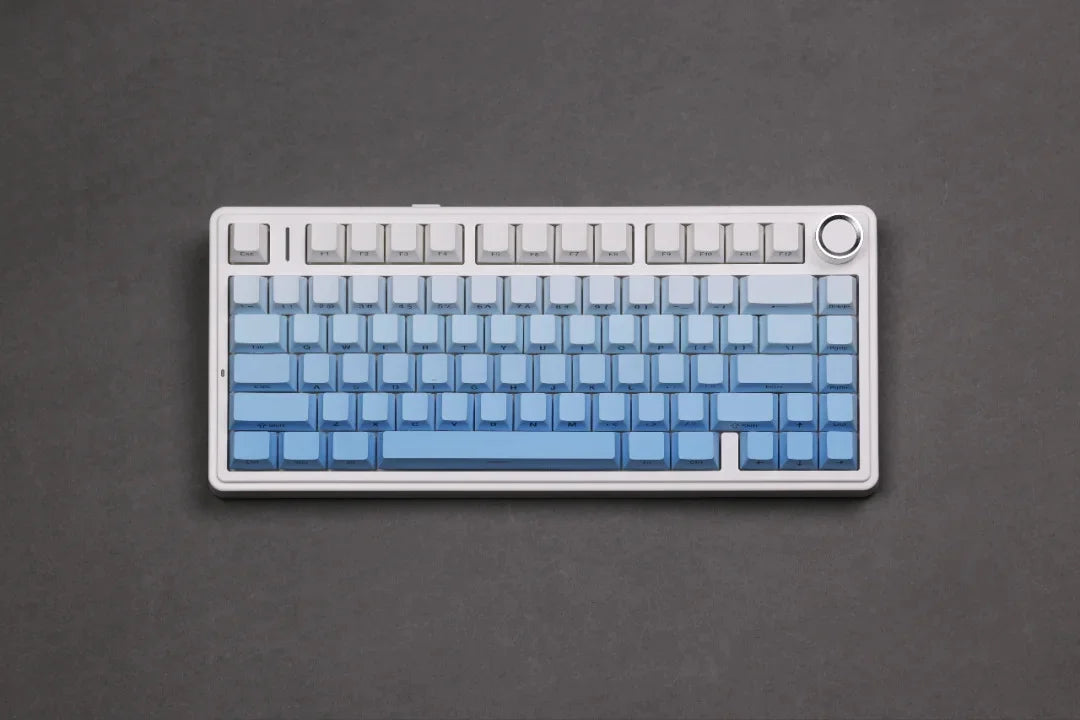 Teclado Mecânico Gaming Sem Fios AULA F75 Pro com Montagem Gasket, RGB Personalizado, Layout 75% e Teclas PBT com Gravação Lateral
