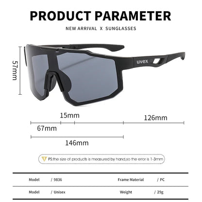 Aero Sunglasses Men Speed Road Bike Glasses Women Outdoor Sport Cycling Sunglasses Brand Mountain Bike Racing Goggles with Case