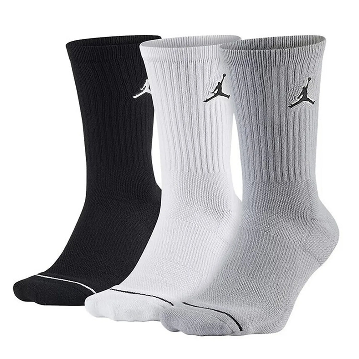 Nike EVERYDAY CREW: Stilvolle, bequeme, rutschfeste und strapazierfähige Unisex-Basketball-Socken (3er-Pack) DA2123-100