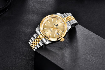 Relojes PAGANI DESIGN 2026 nuevos de lujo en oro y plata, relojes mecánicos para hombre, acero inoxidable, cristal de zafiro, reloj automático