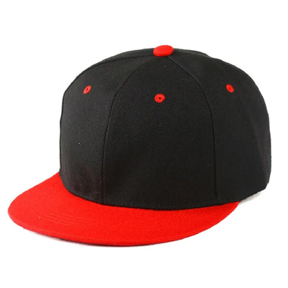 Fashion Solid Baseball Cap Flat Peak Hip Hop Hats Men Women Snapback Caps Male Bone Band Kpop Casual Travel Outdoor Sun Hats