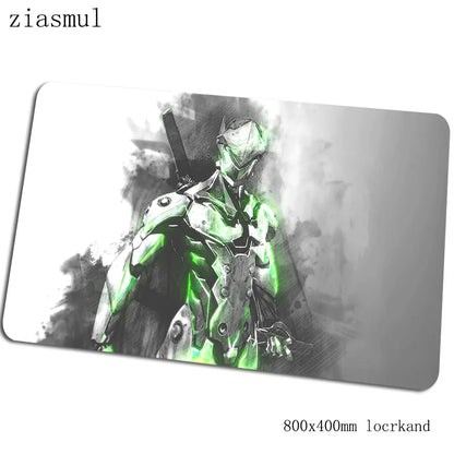 Overwatch-Mauspad 800x400x3mm – Bestseller-Computermatte, Gaming-Zubehör, großes Mauspad für Tastatur, PC-Spiele und Gamer