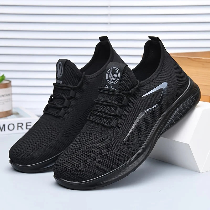 Baskets légères pour hommes, chaussures de marche en maille respirante, antidérapantes, décontractées, pour la course en plein air, confortables et douces, chaussures d'été