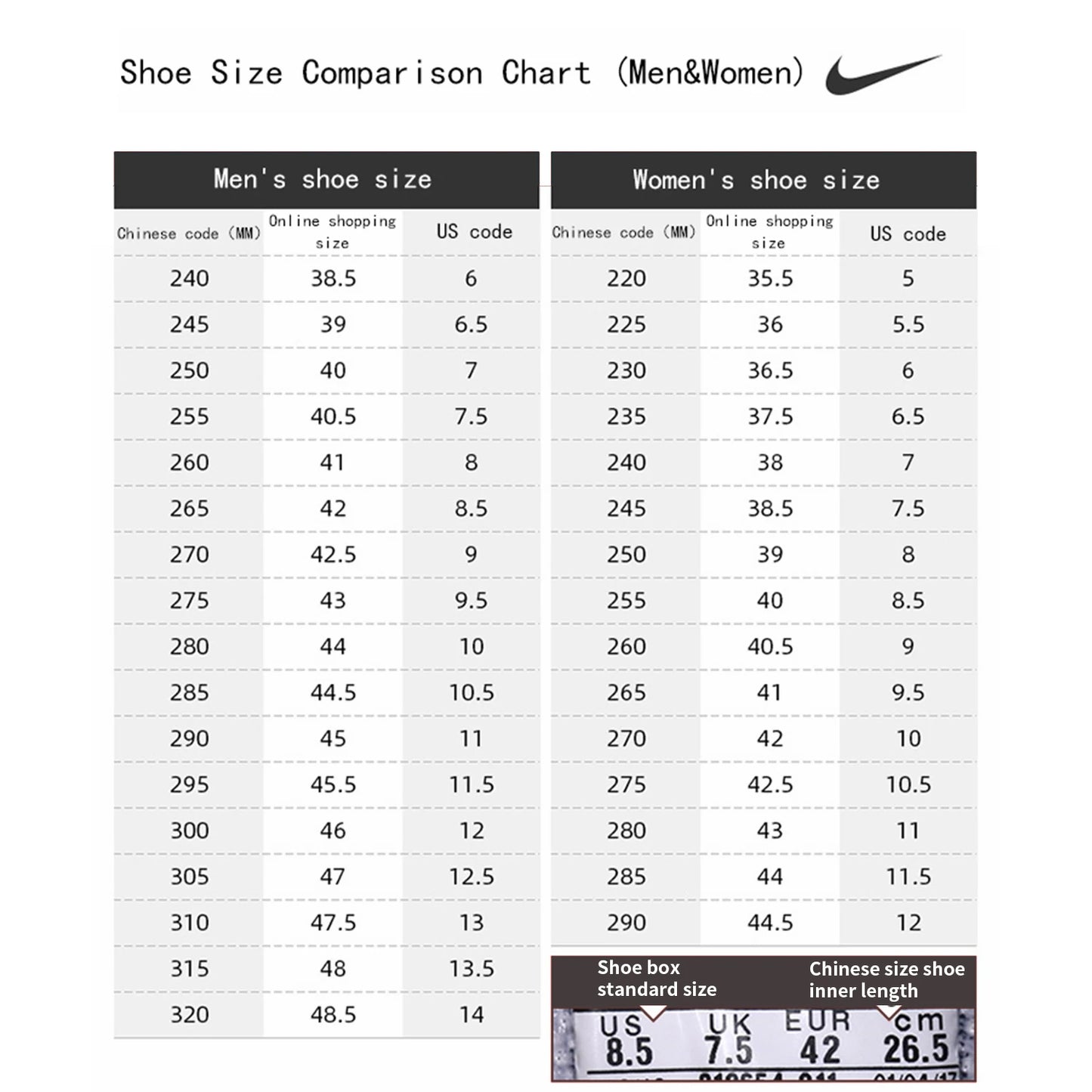 Nike Men's Shoes Big Low Sports Shoes, Lightweight, Breathable, Comfortable, Casual Sneakers, Skate Shoes