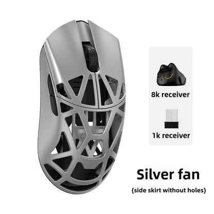 Wlmouse Mini Pro Mouse professionale ultraleggero in lega di magnesio, mouse gaming wireless trimodale, polling rate 8K, PAW3950, DPI30000
