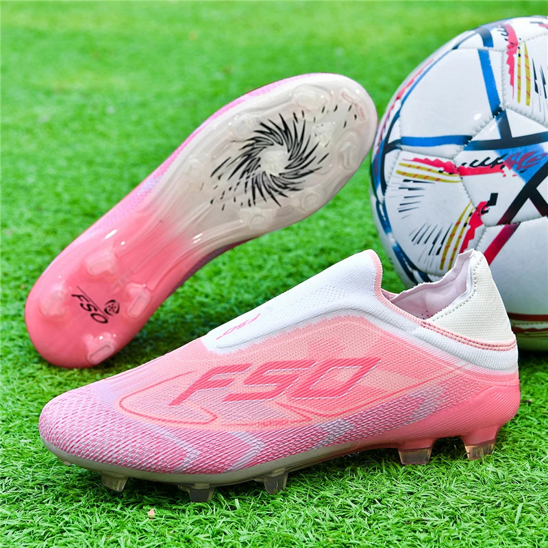 Nouvelles chaussures de football pour hommes, chaussures de football respirantes à haute cheville, ultralégères, antidérapantes, chaussures de sport de haute qualité, pour match en plein air