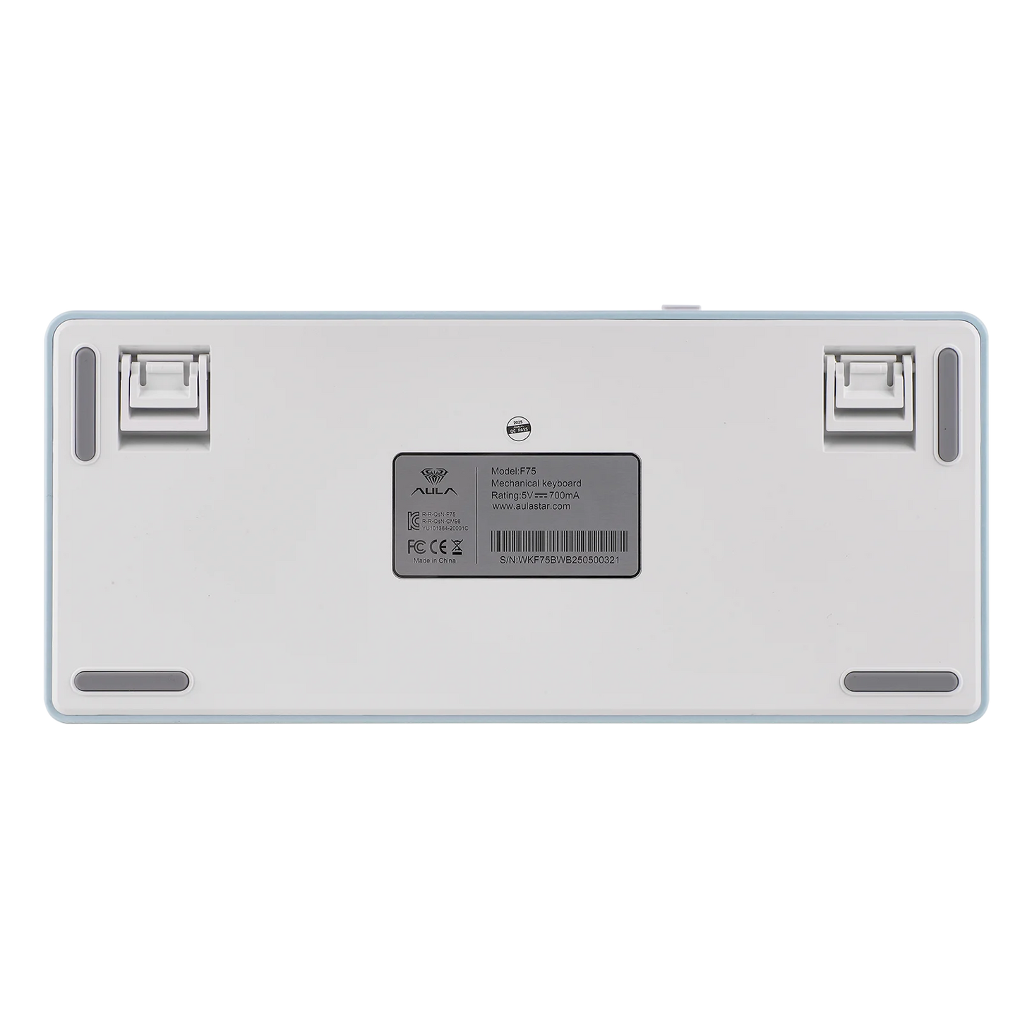 EPOMAKER AULA F75 ISO-ES 75% Spanische QWERTY Hot-Swap, Gasket-Mounted, kabelgebundene/Bluetooth/2.4GHz kabellose mechanische Gaming-Tastatur mit RGB-Hintergrundbeleuchtung