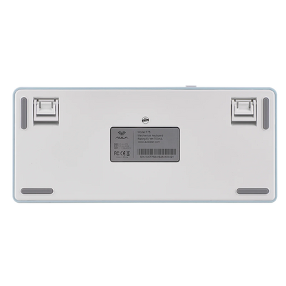 EPOMAKER AULA F75 ISO-ES 75% Spanische QWERTY Hot-Swap, Gasket-Mounted, kabelgebundene/Bluetooth/2.4GHz kabellose mechanische Gaming-Tastatur mit RGB-Hintergrundbeleuchtung