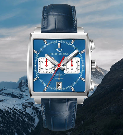 Specht&Sohne 2025 New Men's Watches Quartz Sport Watch Stainless Steel Leather Strap Japan Miyota VK63 Chronograph