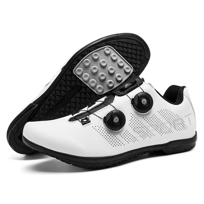 New outdoor rubber-soled cycling shoes breathable and comfortable professional sports rubber cycling shoes