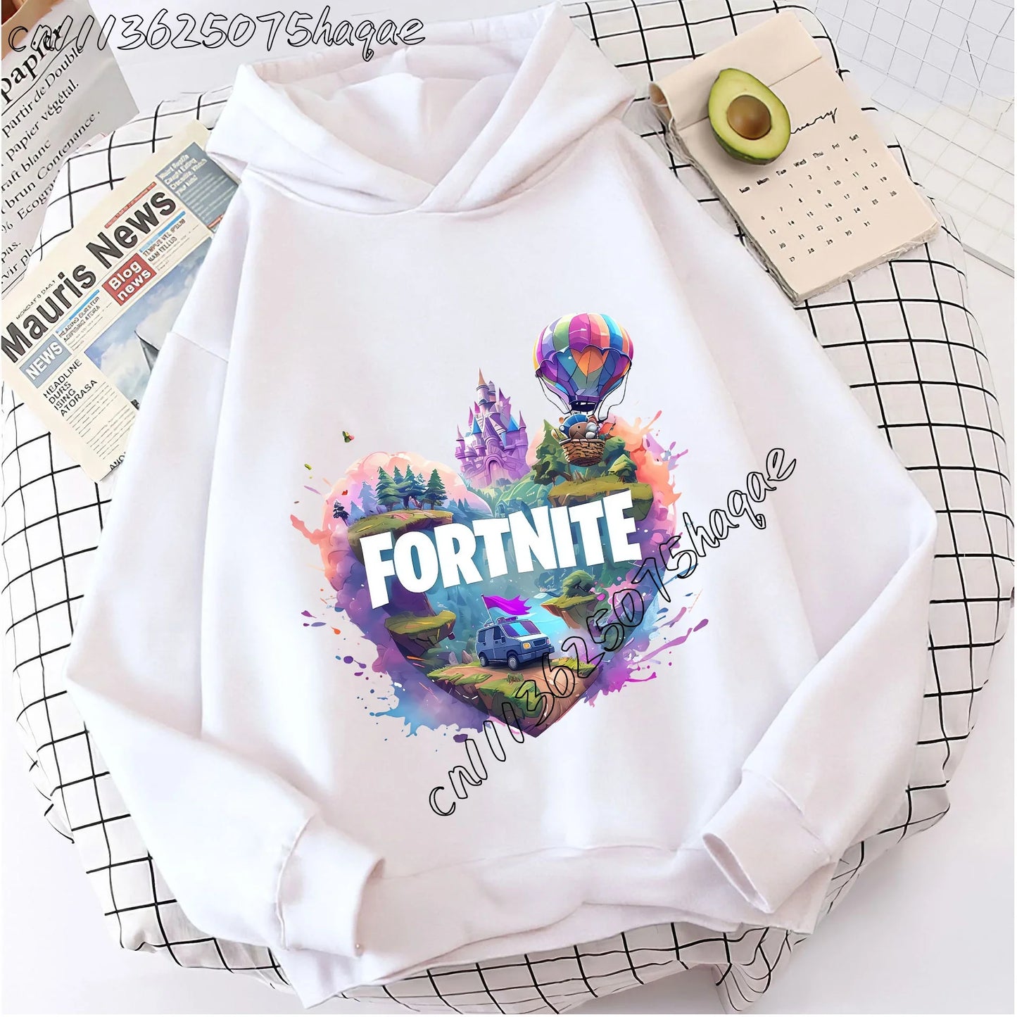 Fortnite Kids Hooded Coats Anime Fortnite Sweatshirts Game Spring Autumn Hoodies Sportswear Children Clothes Gift
