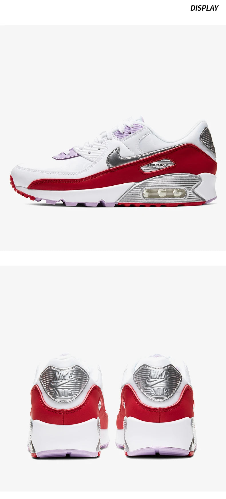 Ténis casuais almofadados unissexo Nike Official Genuine AIR MAX 90 CNY novos CU3004-176