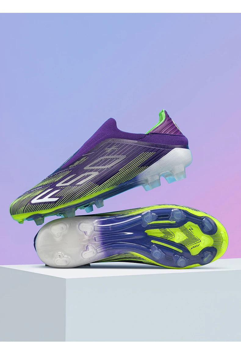 Neue Herren-Fußballschuhe für Kunstrasen, ultraleichte und bequeme Sportschuhe mit Stollen, Futsal, rutschfest, FG-Rasen, Indoor, Erwachsene