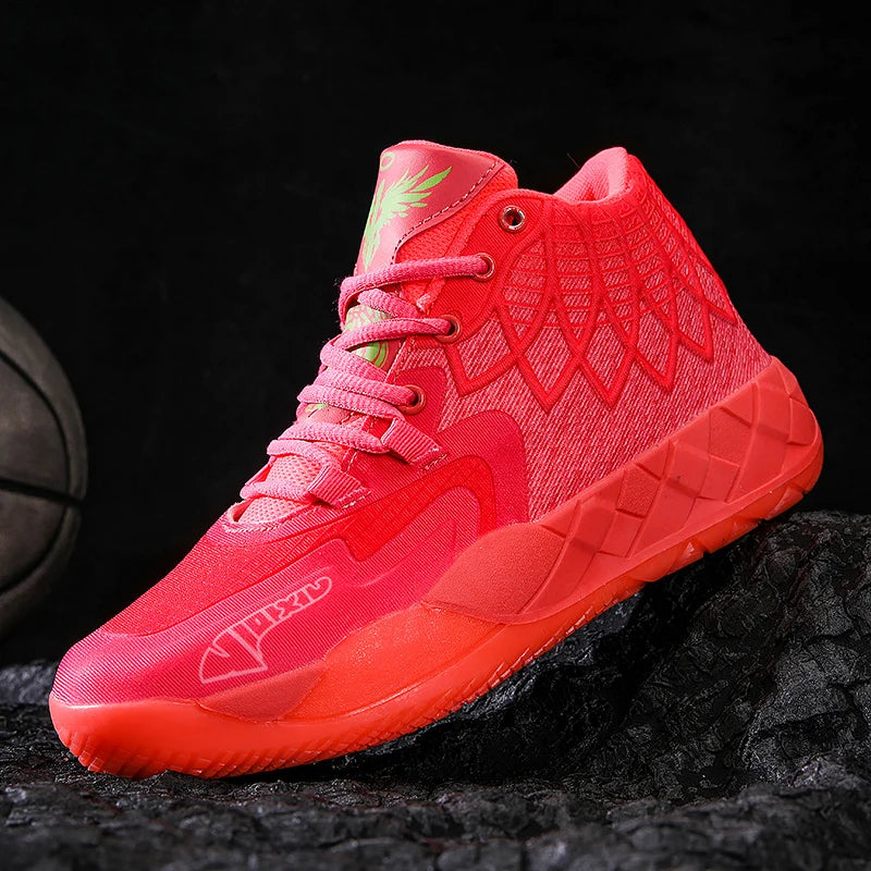 Youth Basketball Shoes for Actual Combat, Outdoor Comfortable Cushioning, Wear-Resistant, Fashionable, Breathable, High Quality
