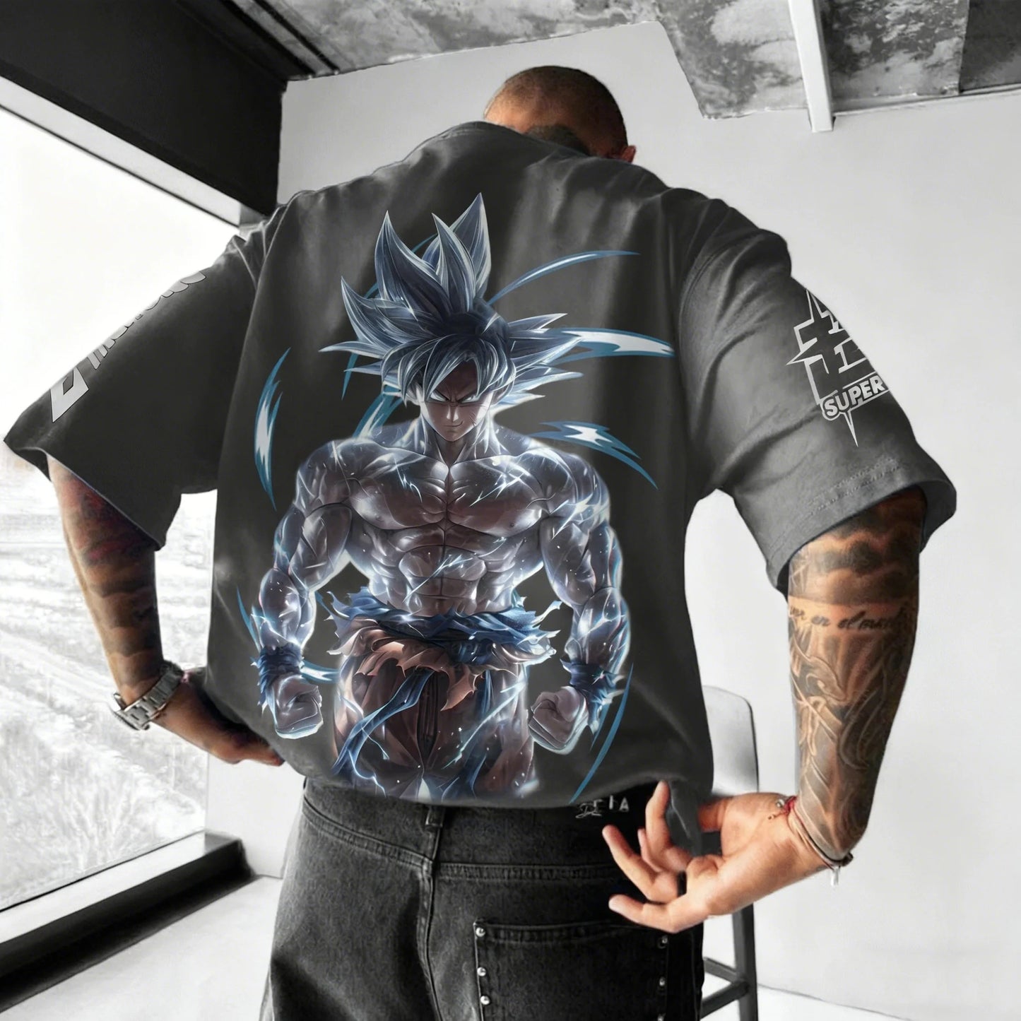 Dragon Ball Men's and Women's T-shirt Son Goku Anime Loose Oversize Tee Summer Spring Boy's Short Sleeves Parent-child Outfits