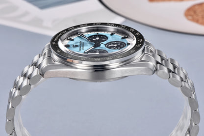 PAGANI DESIGN ‘New Moon’ Men’s Watch – Luxury quartz watch, chronograph, sapphire crystal with anti-reflective coating, ceramic bezel, luminescent hands