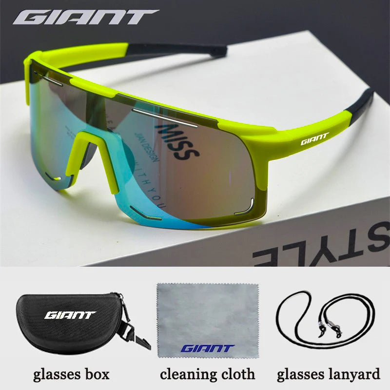 giant long-distance Cycling Glasses super light Men WomenAnti-Fog UV400 Protection MTB Bike Glasses with case