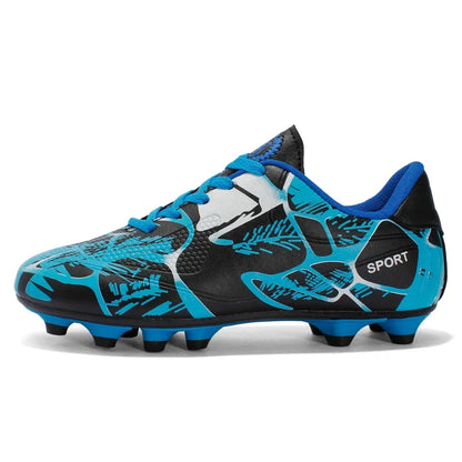 Chaussures de Football pour enfants, chaussures de Football pour garçons, Futsal, baskets d'intérieur rapides, crampons originaux, bottes de Football