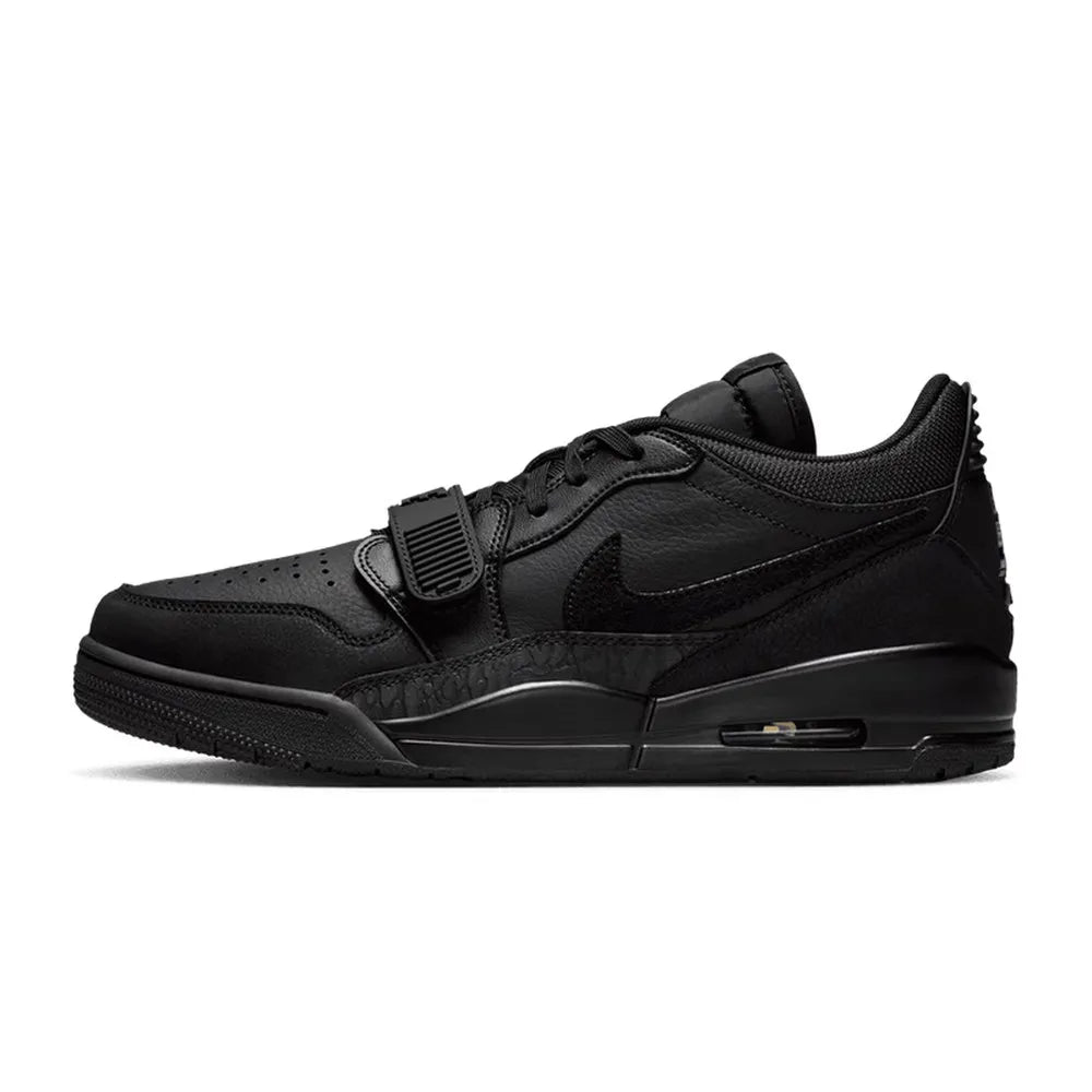Nike Legacy 312 Black Knight Comfortable Anti-Slip Durable Low-Top Retro Basketball Shoes Men's Black IQ9784-001